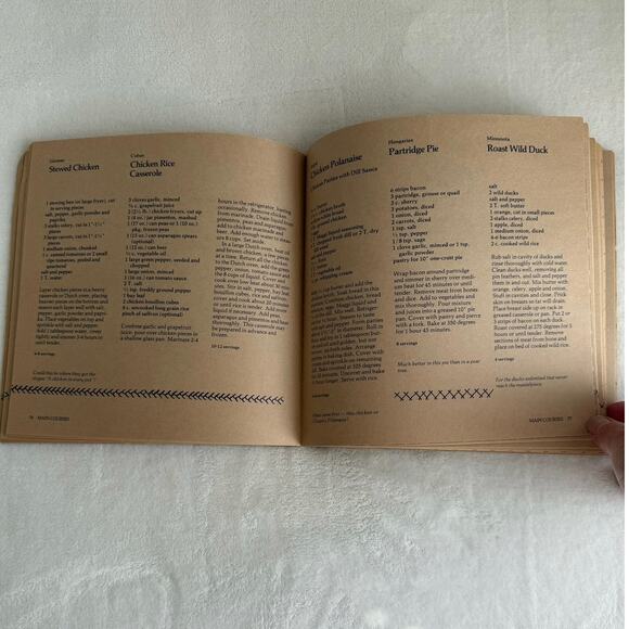 Minnesota Heritage Cookbook Hand‑Me‑Down Recipes 1979 American Cancer Society - Picture 5 of 9